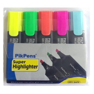 قەڵەمی هایڵایتەر PikPens 4 رەنگ