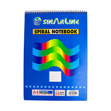 دەفتەر نۆتی ئەندەنووسی سپایڕۆڵ A4 (SP03846)